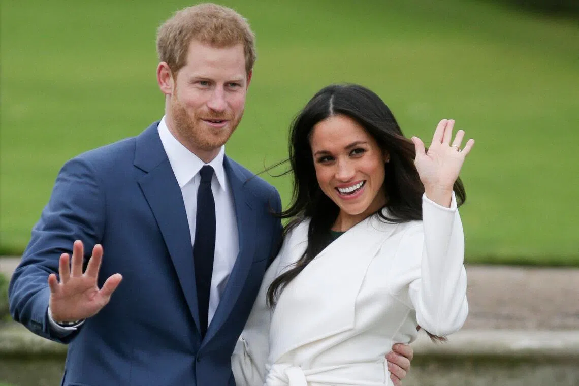 Harry and Meghan, who quit Britain for the US six years ago amid a royal feud, reportedly landed in a private jet at Birmingham Airport in central England.