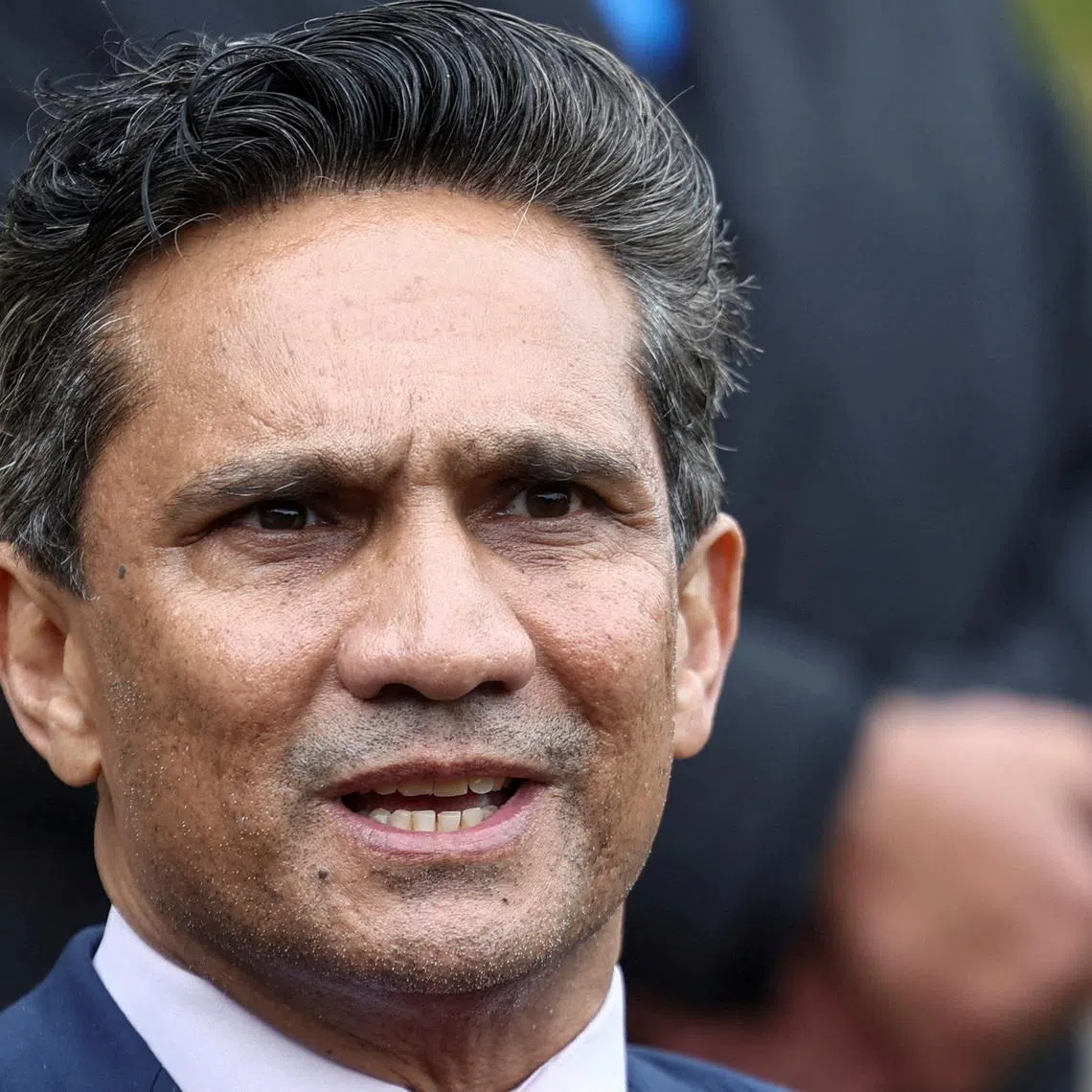 FILE PHOTO: Director-General of the Department of International Relations and Cooperation of South Africa Zane Dangor gives a statement to the media outside of the International Court of Justice (ICJ) on the day of a hearing where South Africa requests new emergency measures over Israel's attacks on Rafah, as part of an ongoing case South Africa filed at the ICJ in December last year accusing Israel of violating the Genocide Convention during its offensive against Palestinians in Gaza, in The Hague Netherlands May 17, 2024. REUTERS/Yves Herman/File Photo