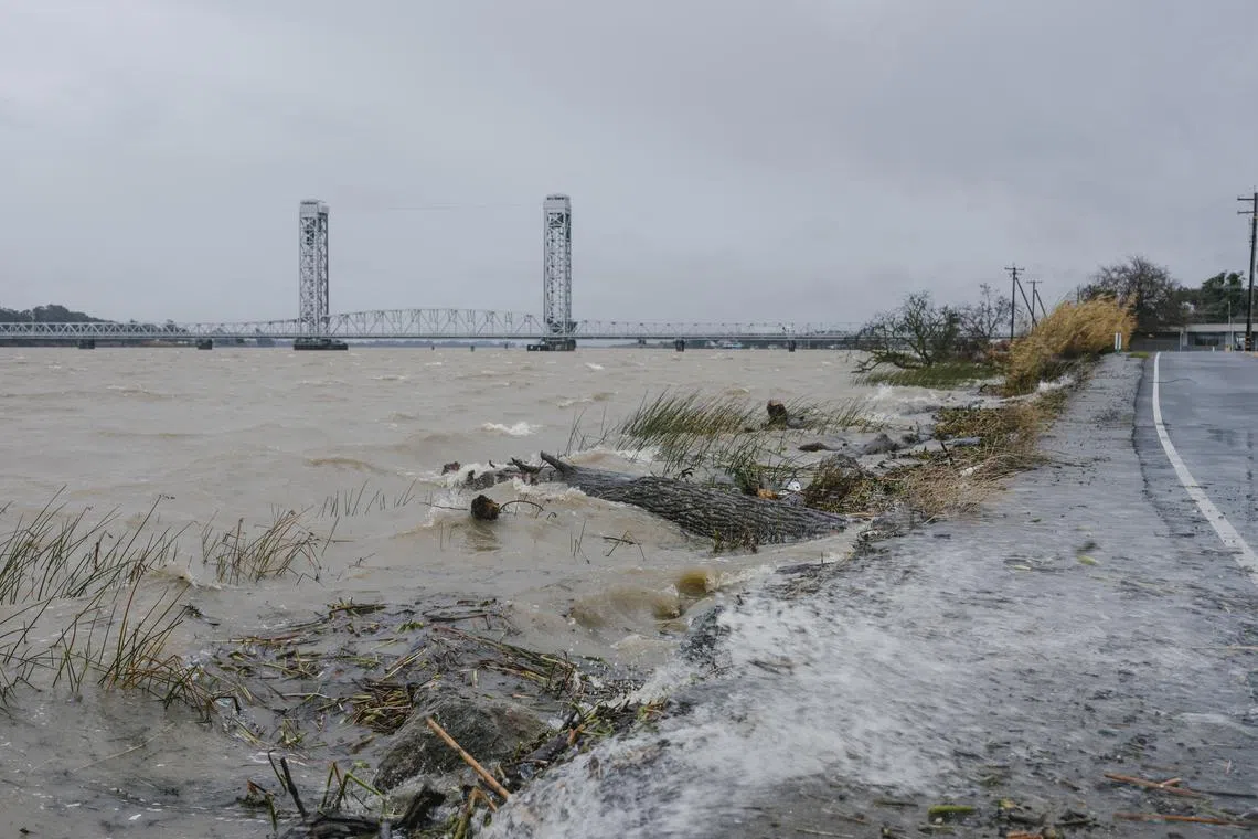 Since Dec 26, the Golden State has been pounded by a string of so-called atmospheric rivers.
