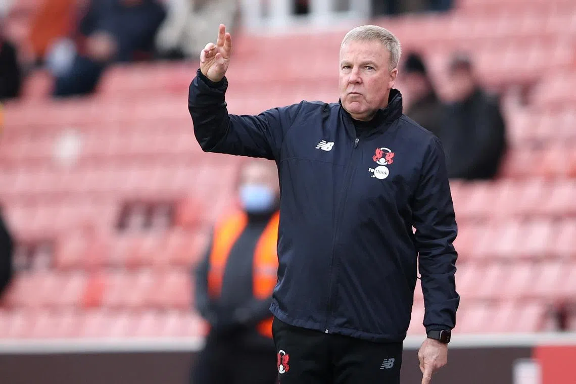 Soccer Football - FA Cup Third Round - Stoke City v Leyton Orient - bet365 Stadium, Stoke-on-Trent, Britain - January 9, 2022 Leyton Orient manager Kenny Jackett during the match  Action Images via Reuters/Molly Darlington
