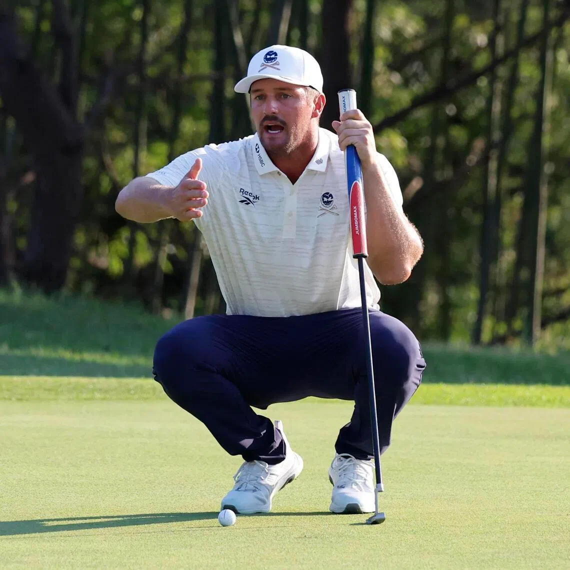 Two-time Major champion Bryson DeChambeau competing at the LIV Korea event in Busan, South Korea, on May 29.