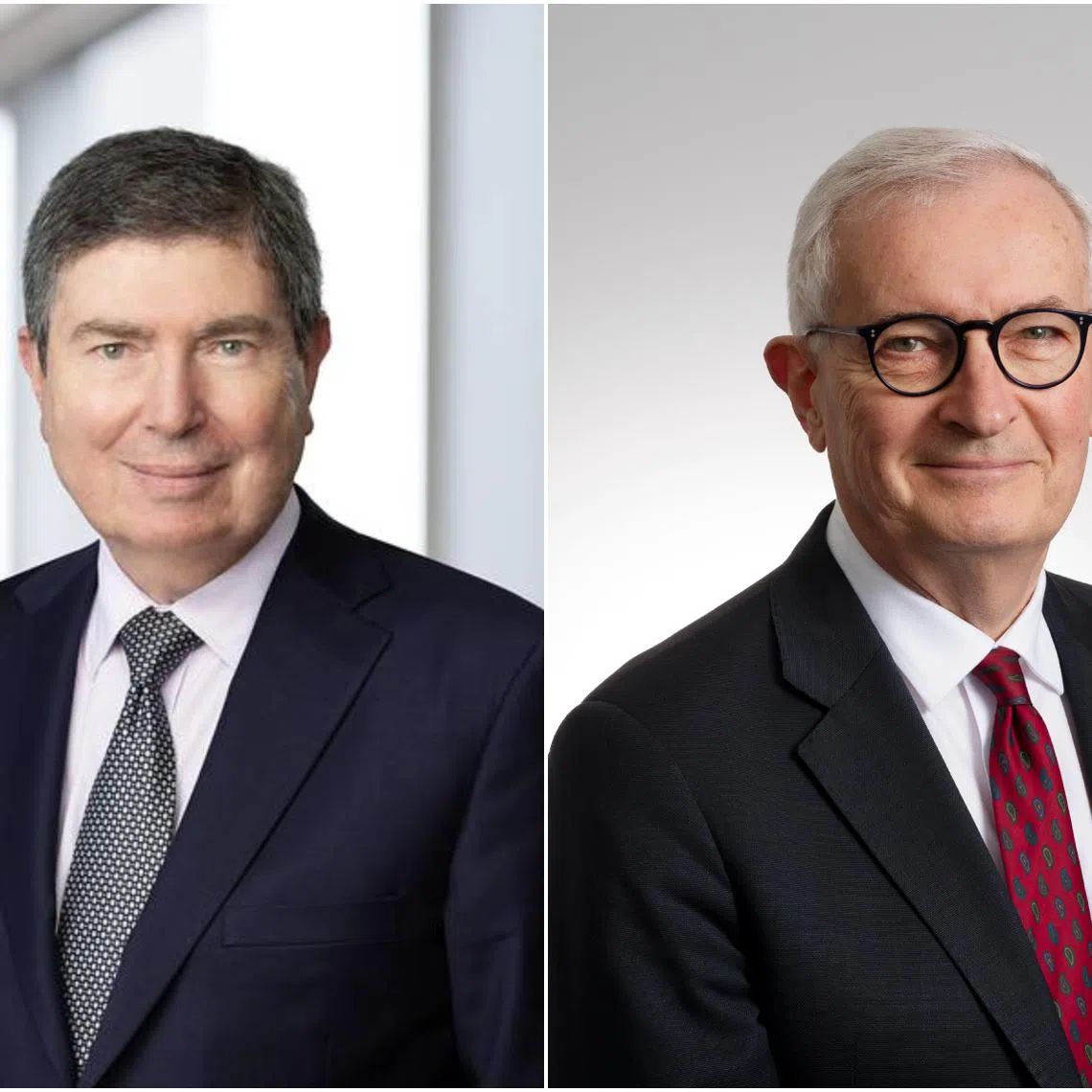 Justice James Michael Peck (left) and Justice James Leslie Bain Allsop (right) have been appointed by President Tharman Shanmugaratnam.