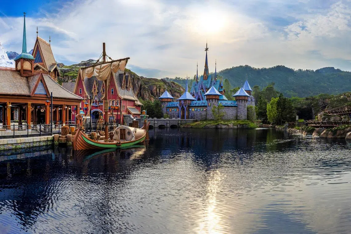 World of Frozen themed land will open at Hong Kong Disneyland on Nov 20, 2023.