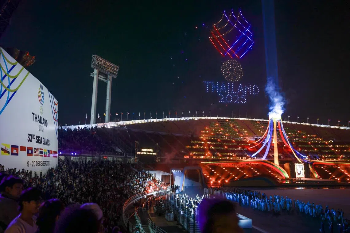 SEA Games 2025: Sombre but smiling, Thailand says Sawadee with opening show