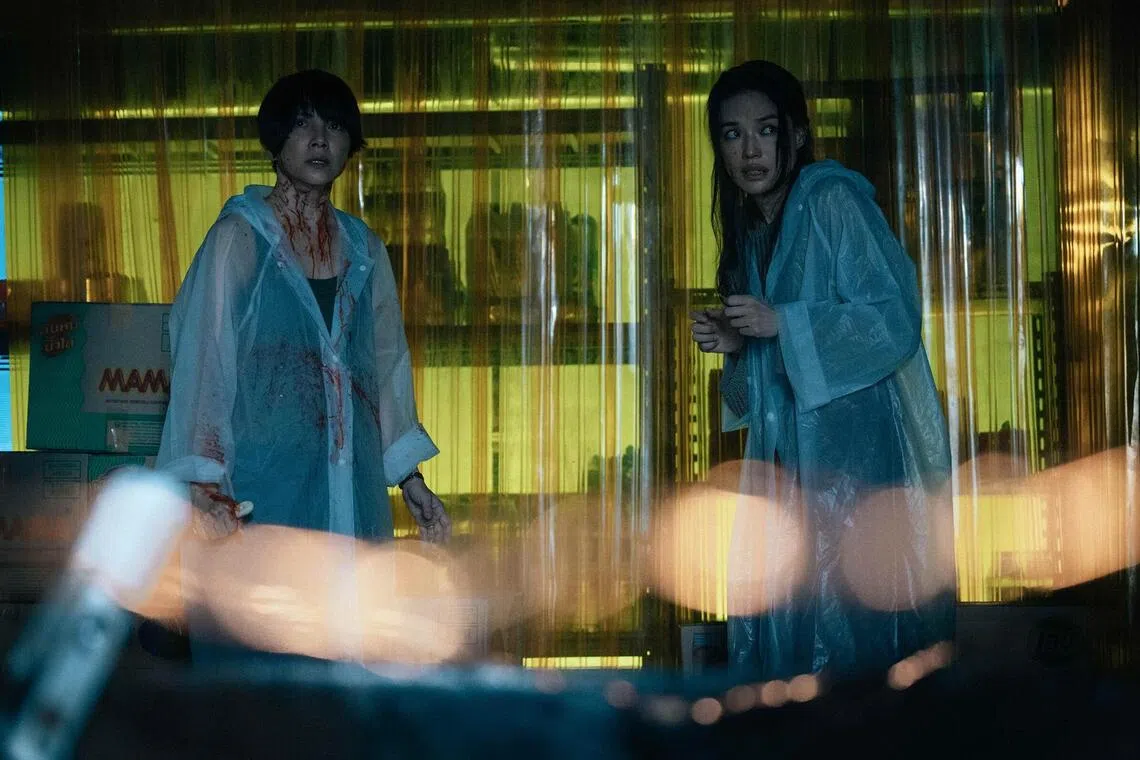 Lee Sinje (left) and Shu Qi in The Resurrected.