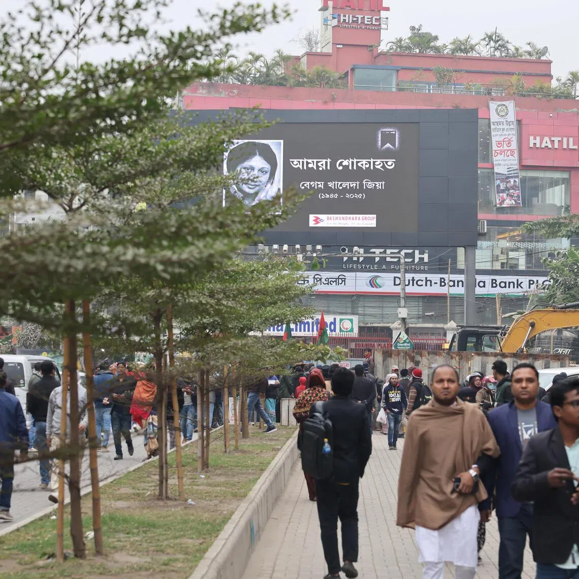 Earlier in November, Ms Khaleda Zia vowed to campaign as a candidate in elections set for February 2026.