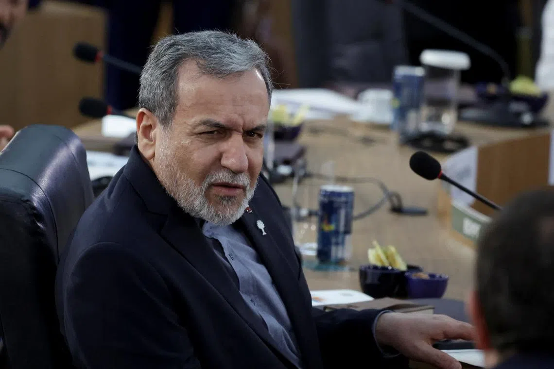 Iran's Foreign Affairs Minister Seyed Abbas Araghchi, attends the opening meeting of BRICS Summit, at the Museum of Modern Art (MAM) in Rio de Janeiro, Brazil July 6, 2025. REUTERS/Ricardo Moraes/File Photo