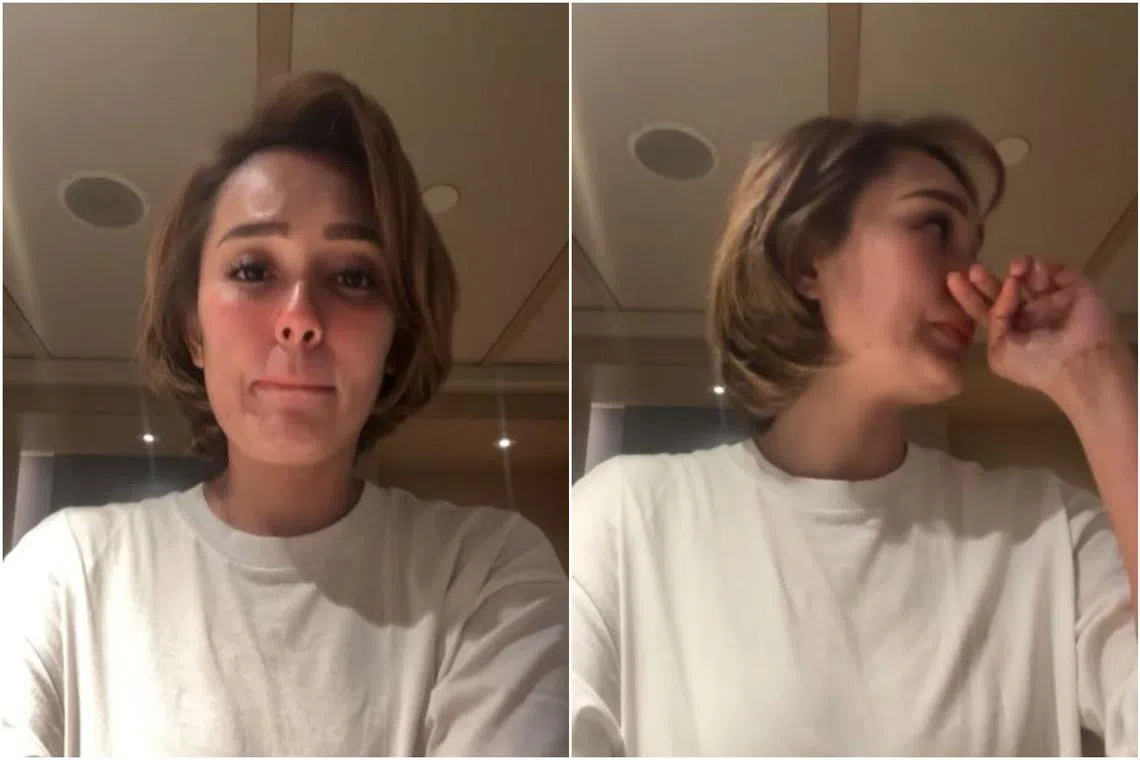 Actress Uqasha Senrose said she was having trouble sleeping, in the aftermath of the baton attack on her husband Kamal Adli.