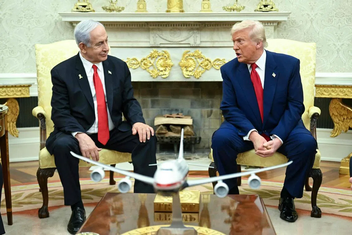 Israeli Prime Minister Benjamin Netanyahu (left) is dealing with the widespread perception that Israel is being left behind as US President Donald Trump reshapes the Middle East with agreements and deals.