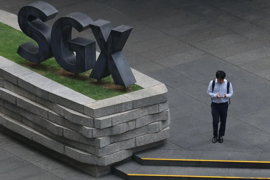 Singapore’s Straits Times Index rose as much as 0.9 per cent to a record 5,807.16 points, led by blue-chip banks.