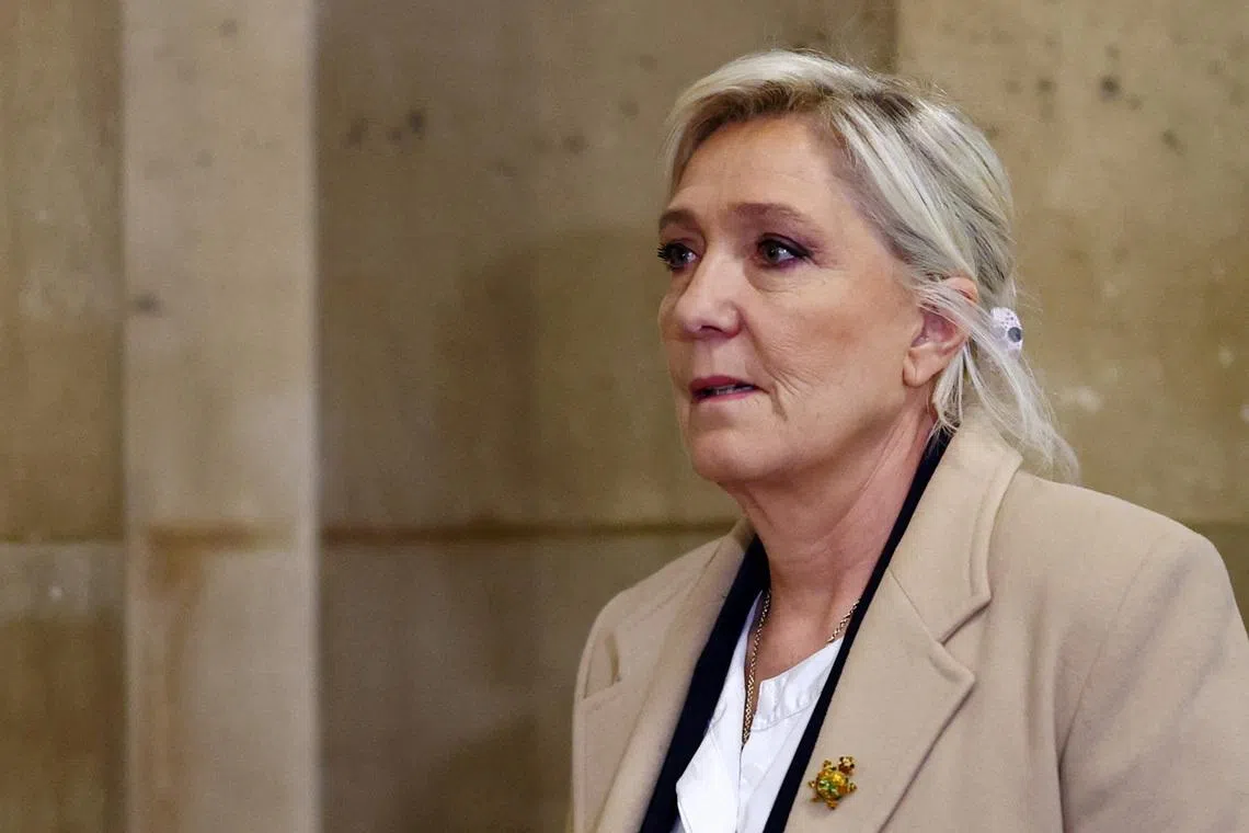 Le Pen lawyers tell French appeals court she did not intend to do wrong