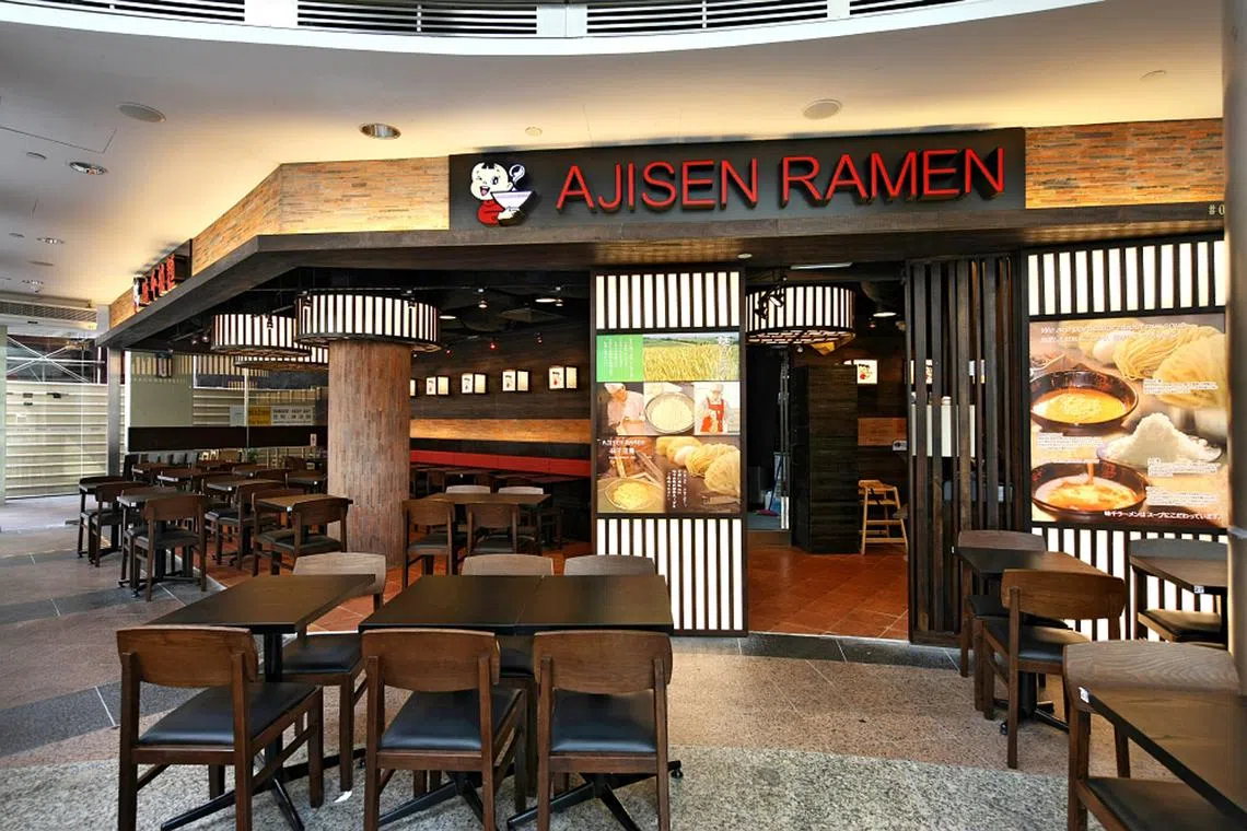 Ajisen Ramen, a brand under Japan Foods Holding (JFH).  JFH attributed its latest half-year’s loss to higher selling and distribution expenses.
