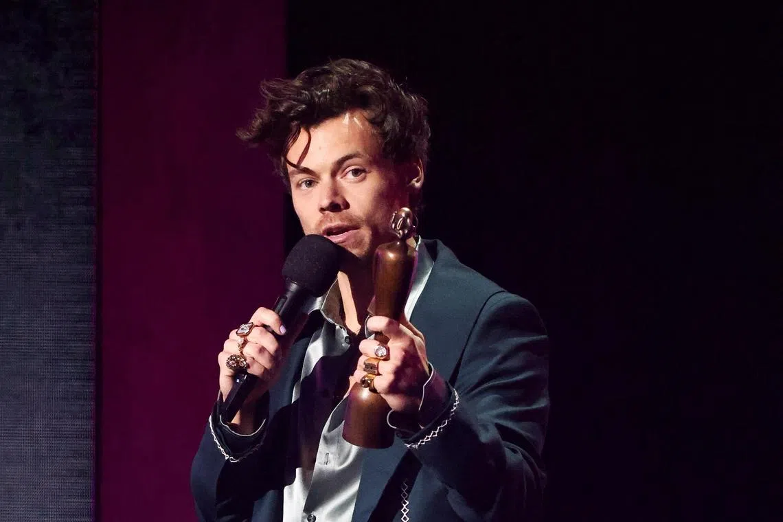 Harry Styles won awards for artiste of the year, album of the year, song of the year for As It Was and best pop/R&B act. 