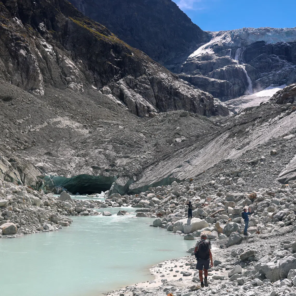 Over the past five years, Swiss glaciers have shed almost a fifth of their ice.