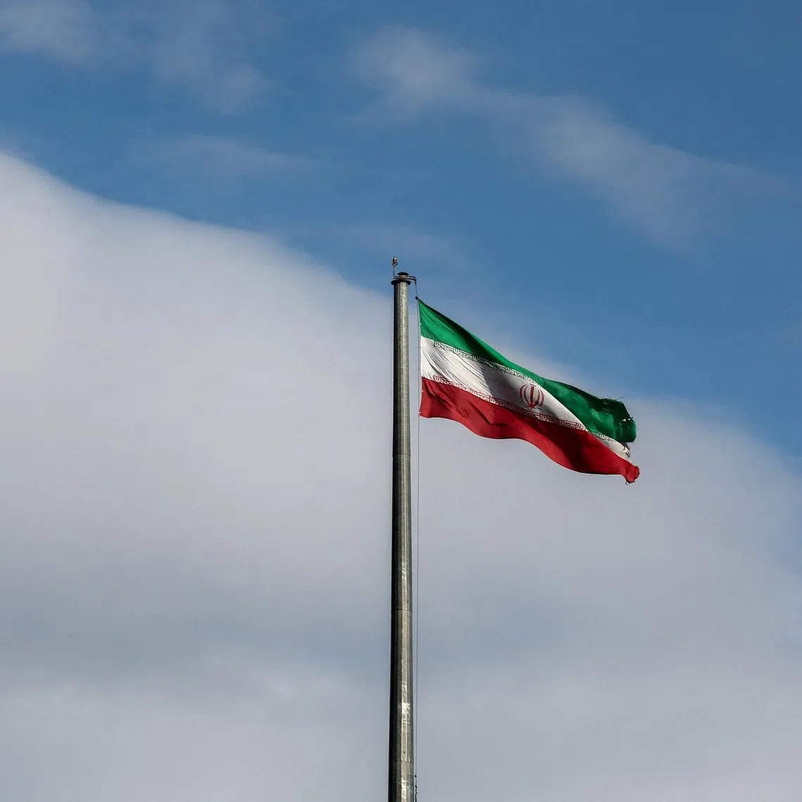 An Iranian flag, amid the U.S.-Israeli conflict with Iran, in Tehran, Iran, March 25, 2026. Majid Asgaripour/WANA (West Asia News Agency) via REUTERS