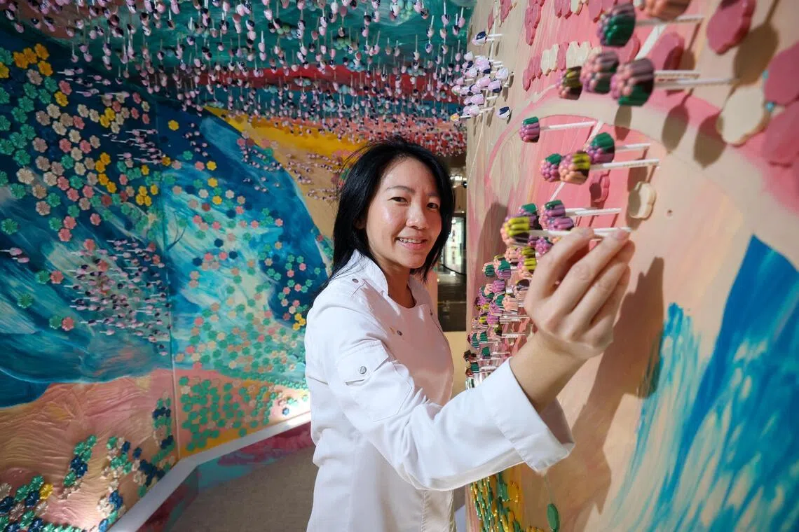 Paragon and Janice Wong unveil Singapore's largest chocolate art