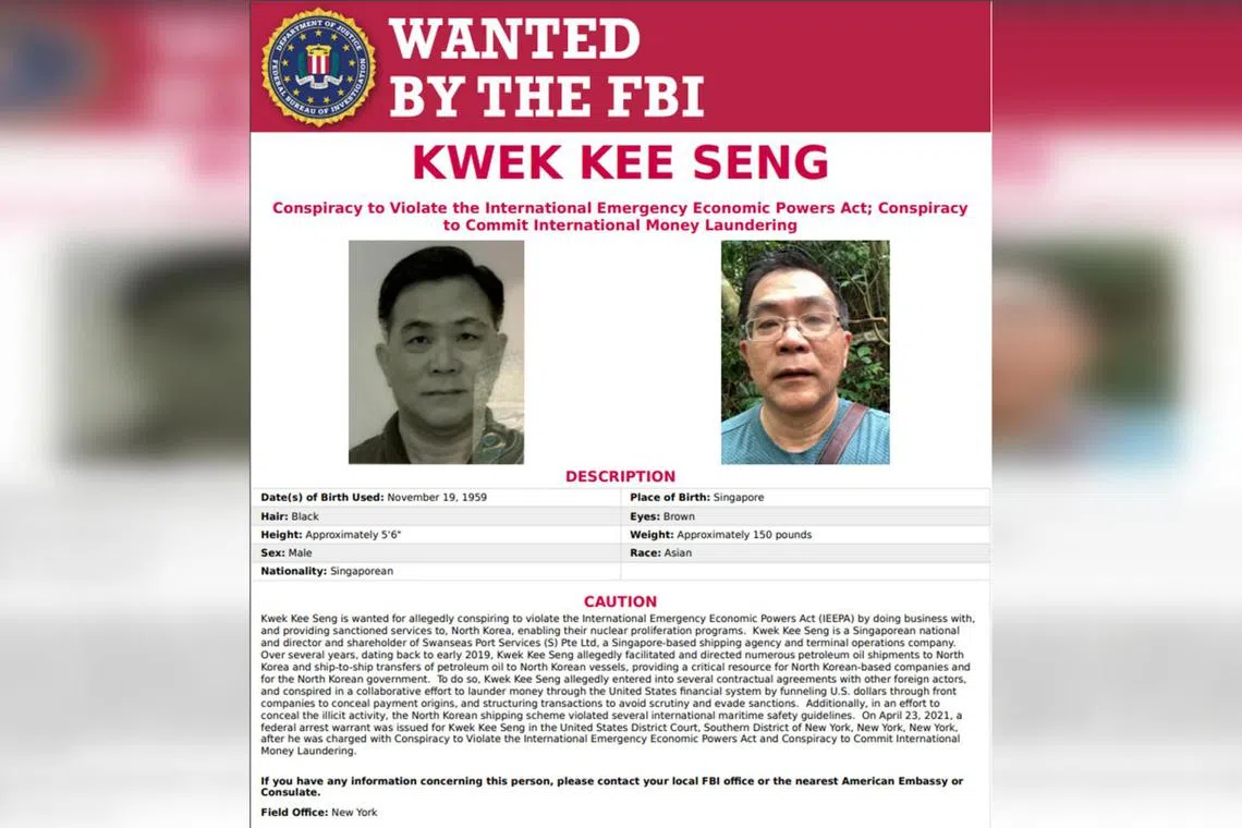 Kwek Kee Seng owns the Swanseas Port Services shipping company in Singapore.