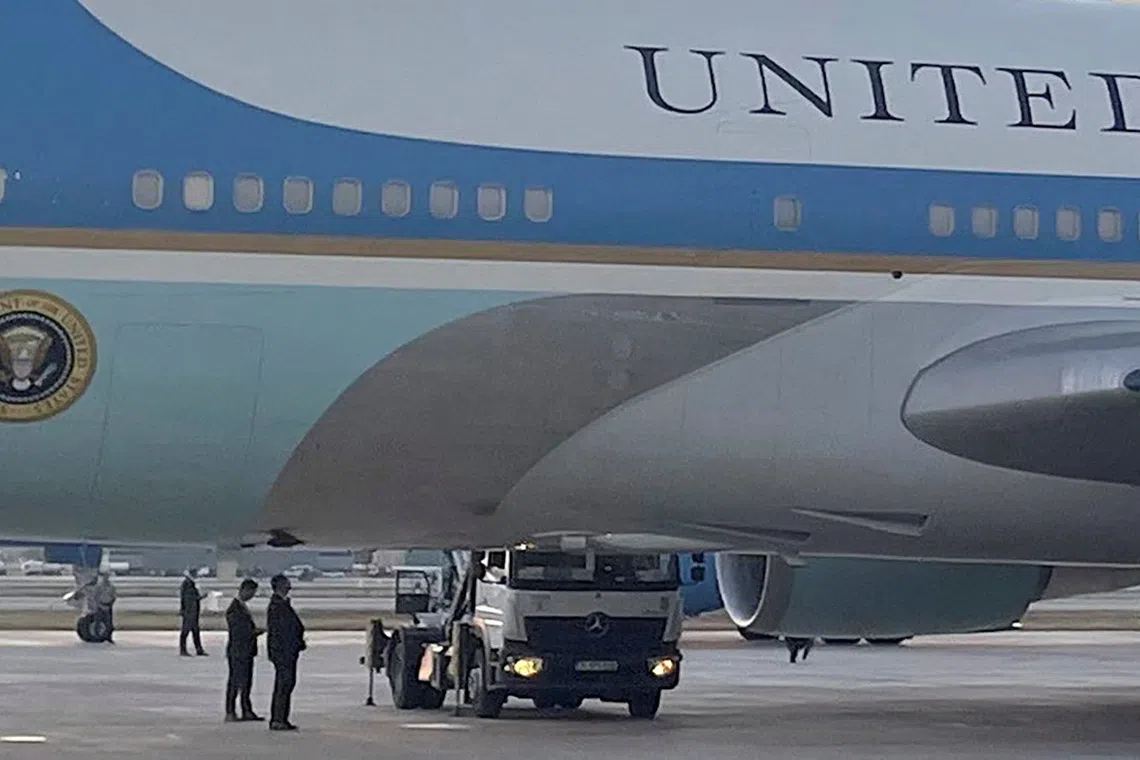 Iran's state media mock Trump over airplane switch, meme shows him hiding in a catering truck