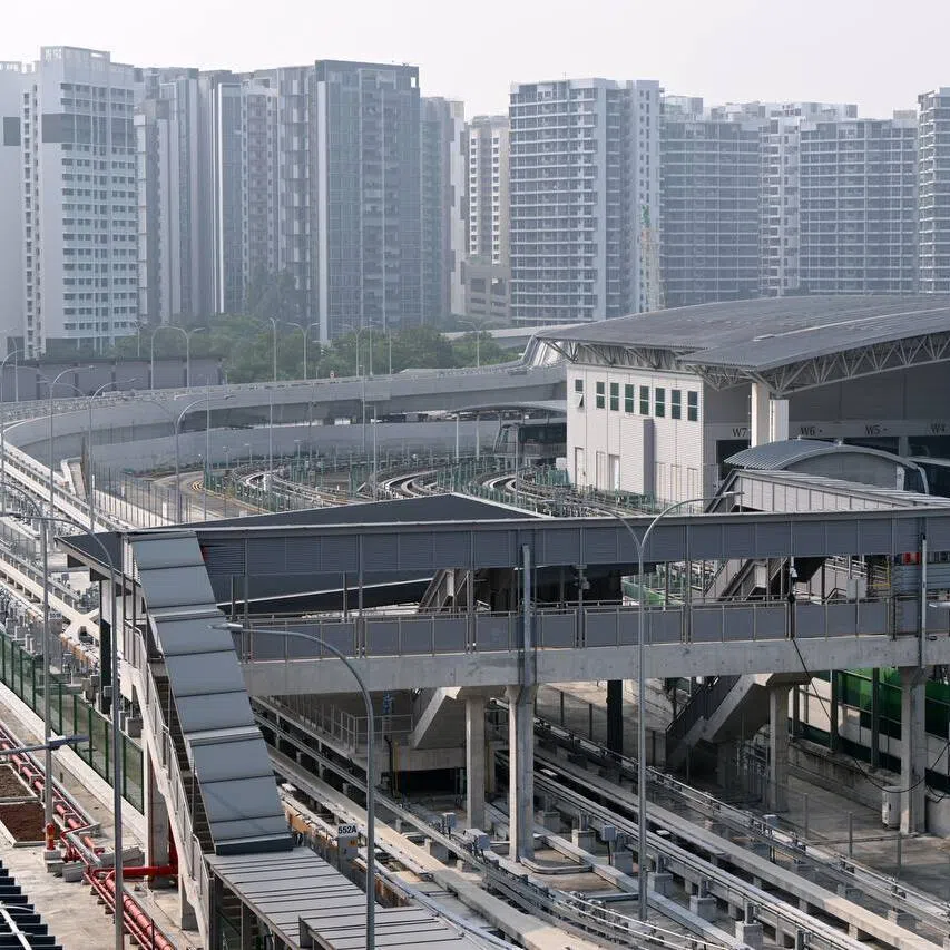 The Sengkang-Punggol LRT depot (above) is being upgraded to help support a larger LRT fleet needed to meet the growing number of commuters.
