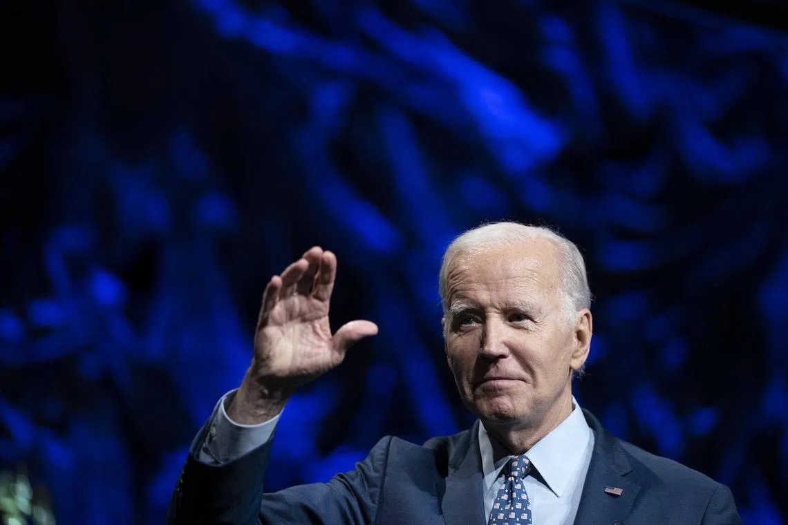 US President Joe Biden has sought to solidify high profile endorsements for his re-election campaign.
