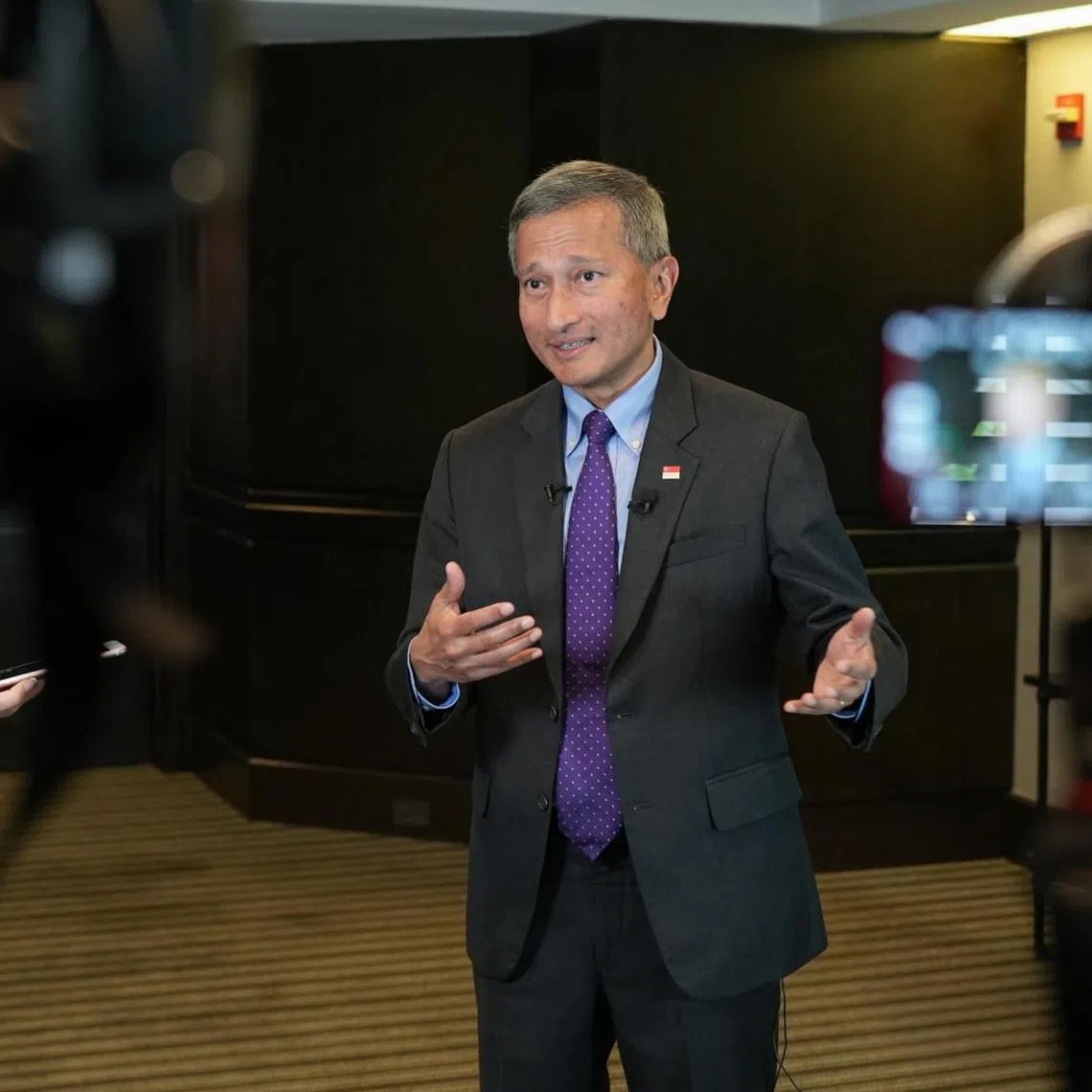 A steady cadence of interactions would be a positive sign, said Dr Vivian Balakrishnan.