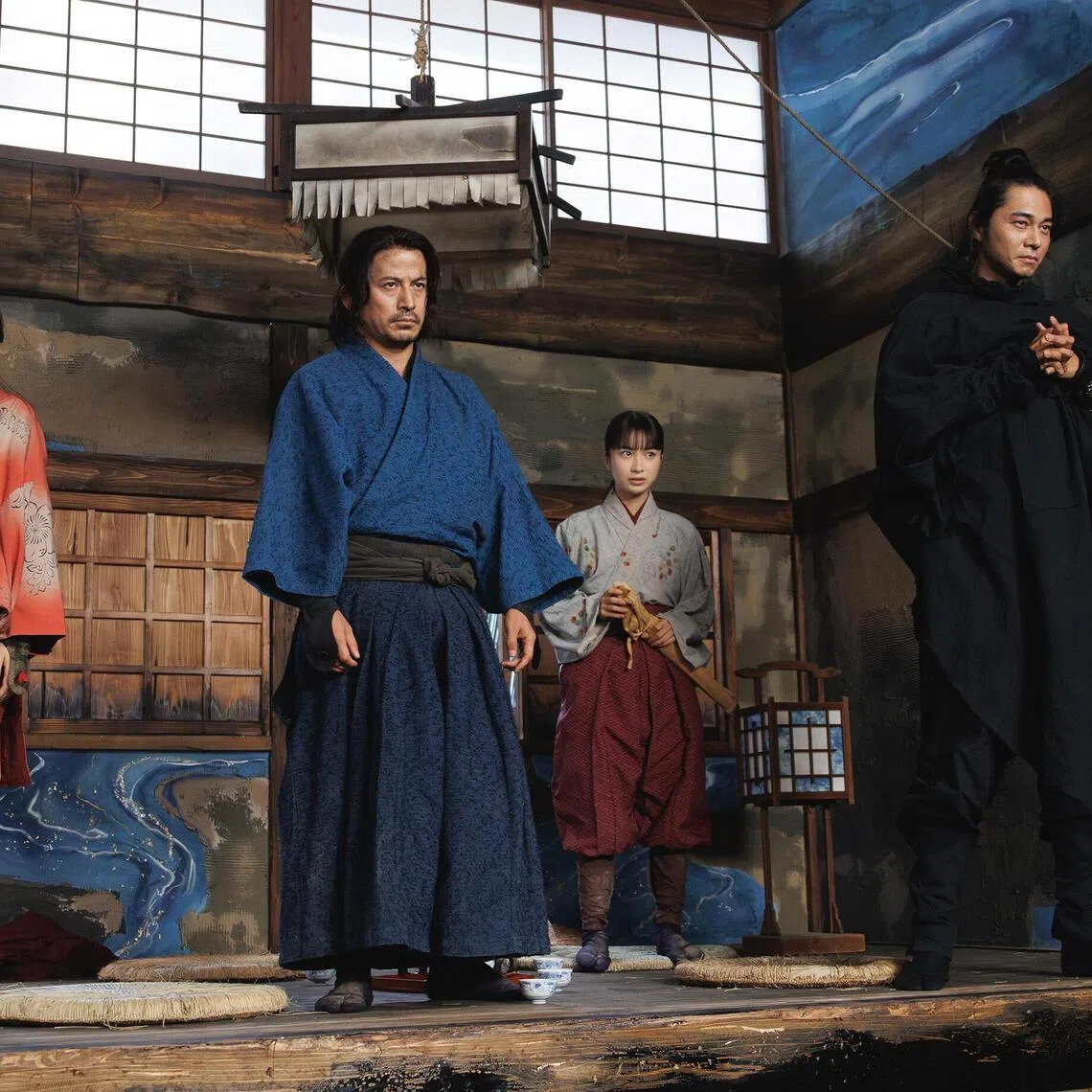 adsamurai02 - (From left) Kaya Kiyohara, Junichi Okada, Yumia Fujisaki and Masahiro Higashide in Last Samurai Standing.

source/copyright: Netflix
free for publicity use