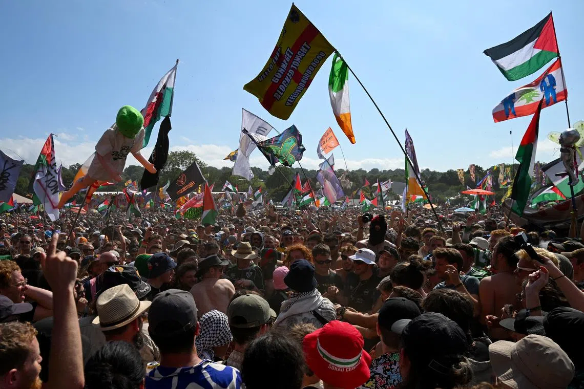 Glastonbury organisers appalled by band's 'death to' Israeli military