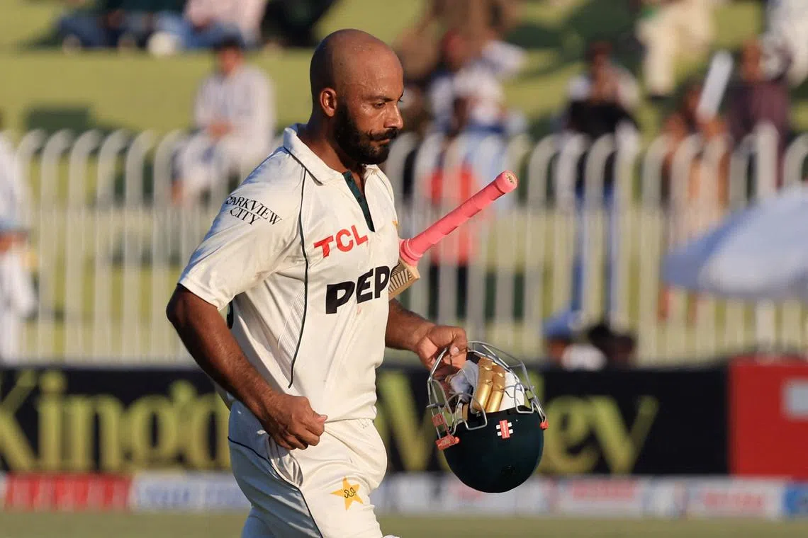 FILE PHOTO: Cricket - Third Test - England v Pakistan - Rawalpindi Cricket Stadium, Rawalpindi, Pakistan - October 25, 2024  Pakistan's Sajid Khan REUTERS/Akhtar Soomro/File Photo