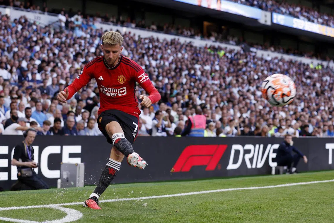 United said Mount had sustained a “small complaint” during Saturday’s 2-0 defeat at Tottenham.
