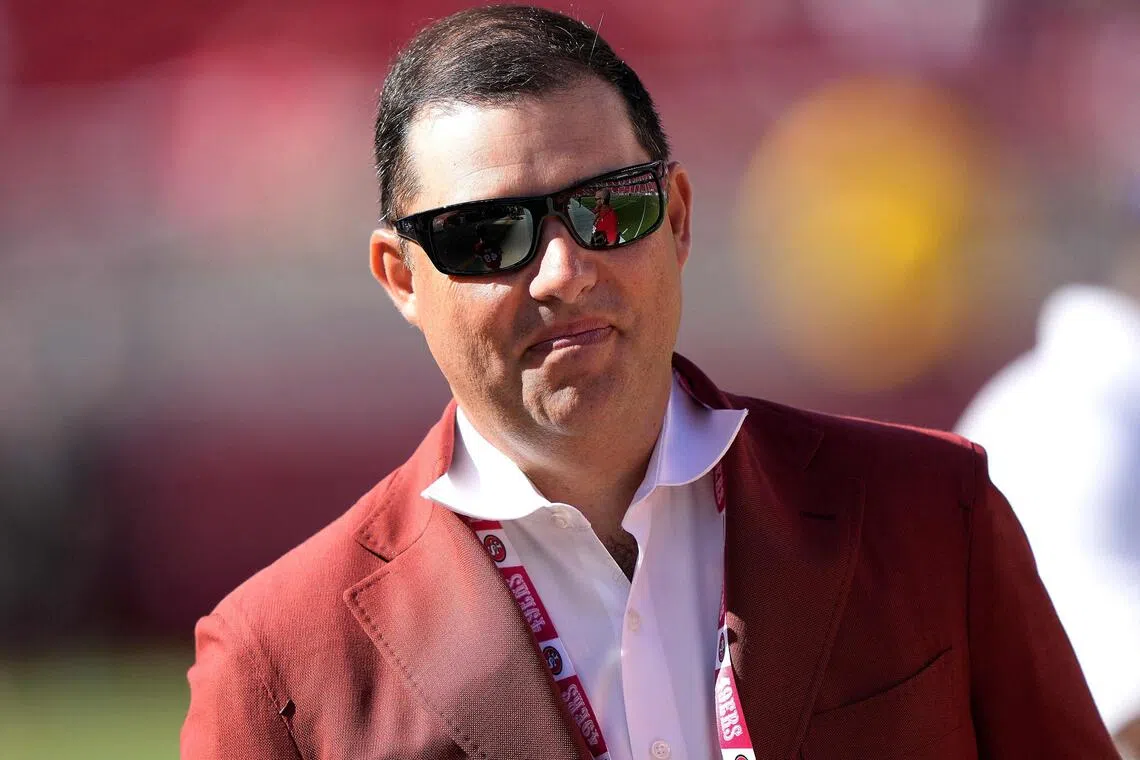 Jed York had been fined S$1,461 after being hit with misdemeanour charges of disorderly conduct and possessing criminal tools.