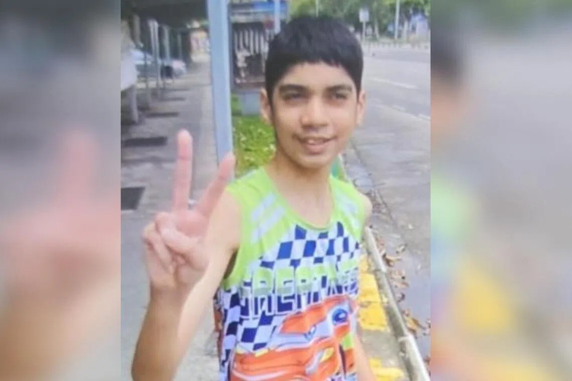 Sahil was last seen at Tampines Bus Interchange at about 4.40pm on July 21.