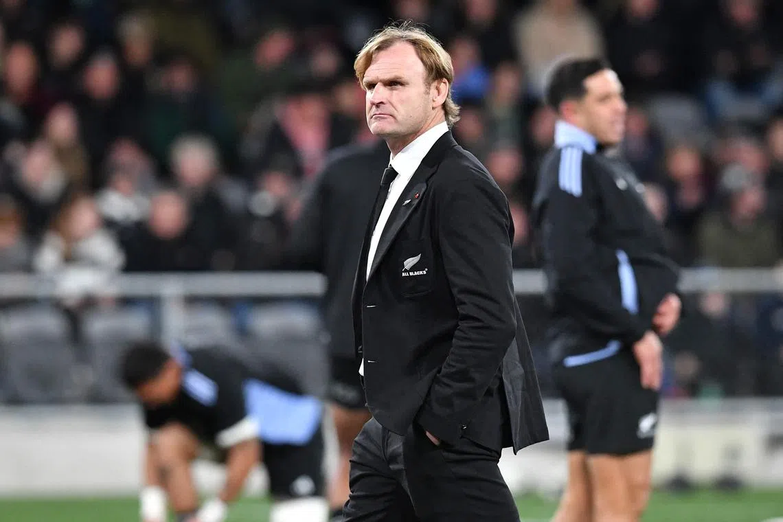 New Zealand coach Scott Robertson steered Canterbury Crusaders to seven successive Super Rugby titles before taking charge of the All Blacks. 