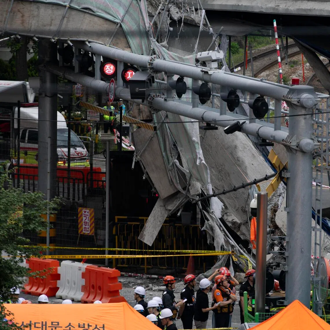 Three people were killed and three others were injured in the accident.
