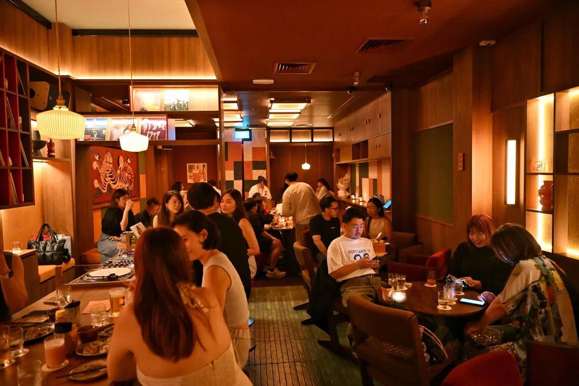 Cocktail bar Bartenders of Pony, or BOP, in Tanjong Pagar has attracted a post-work mix of locals and foreigners.