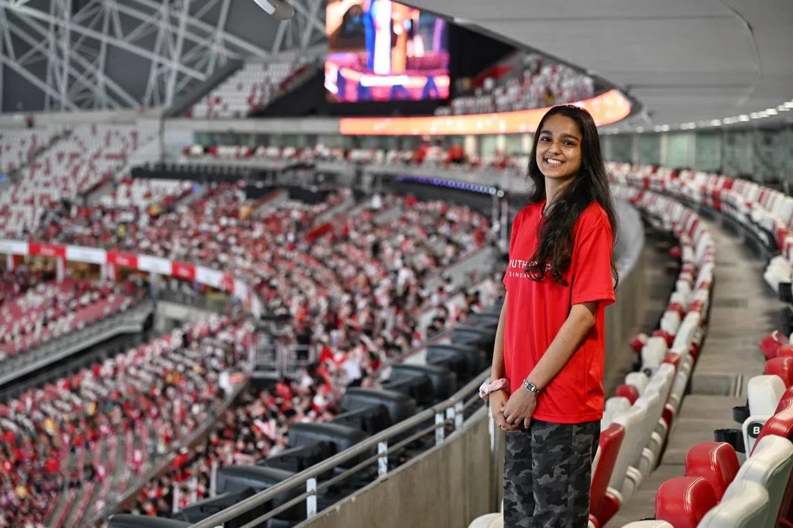 The Republic will celebrate its 61st year of independence at the National Stadium, with volunteers like Komal Bhandari keeping a close watch.
