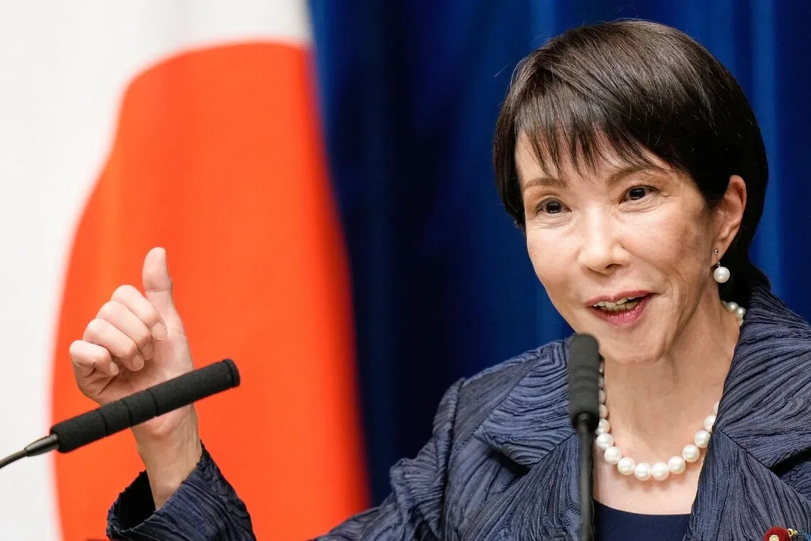Sanae Takaichi won the parliamentary vote to become Japan’s prime minister on Oct 21.