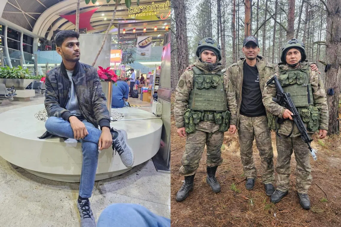 Hemil Mangukiya, a 23-year old embroiderer from INdia's Gujarat, was lured to Russia by a YouTube recruitment video.