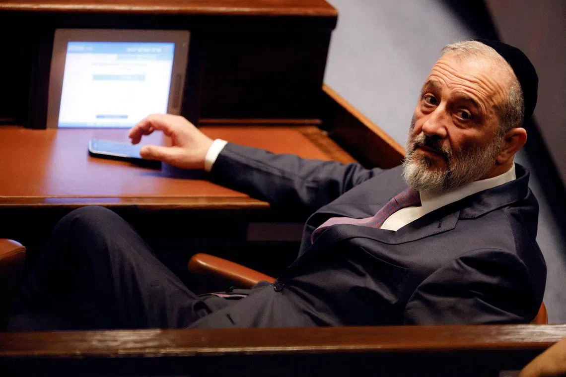 The Israeli Supreme Court ordered the removal of Aryeh Deri over his criminal record.