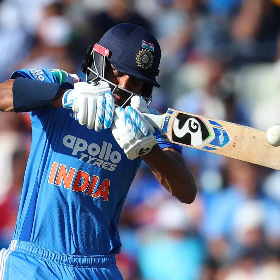 Cricket - First One Day International - England v India - Edgbaston Cricket Ground, Birmingham, Britain - July 14, 2026 India's Axar Patel in action Action Images via Reuters/Ed Sykes