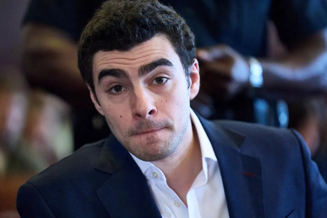 FILE PHOTO: Luigi Mangione appears in Manhattan Supreme Court for a suppression hearing December 18 2025. Curtis Means/Pool via REUTERS/File Photo