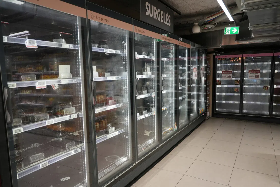 straitstimes.com - French supermarkets' cyber insurance unlikely to cover food losses, insurers say