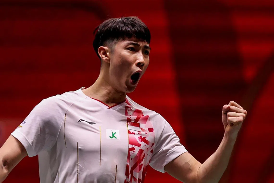 Loh Kean Yew defeated Chinese Taipei's Chou Tien-chen in his BWF World Tour Finals debut, on Dec 7, 2022.