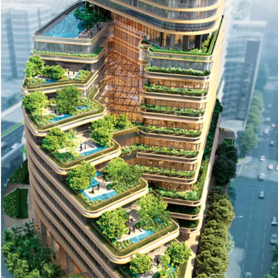 An artist’s impression of the 246-unit Newport Residences in Anson Road, a project by City Developments currently under construction.