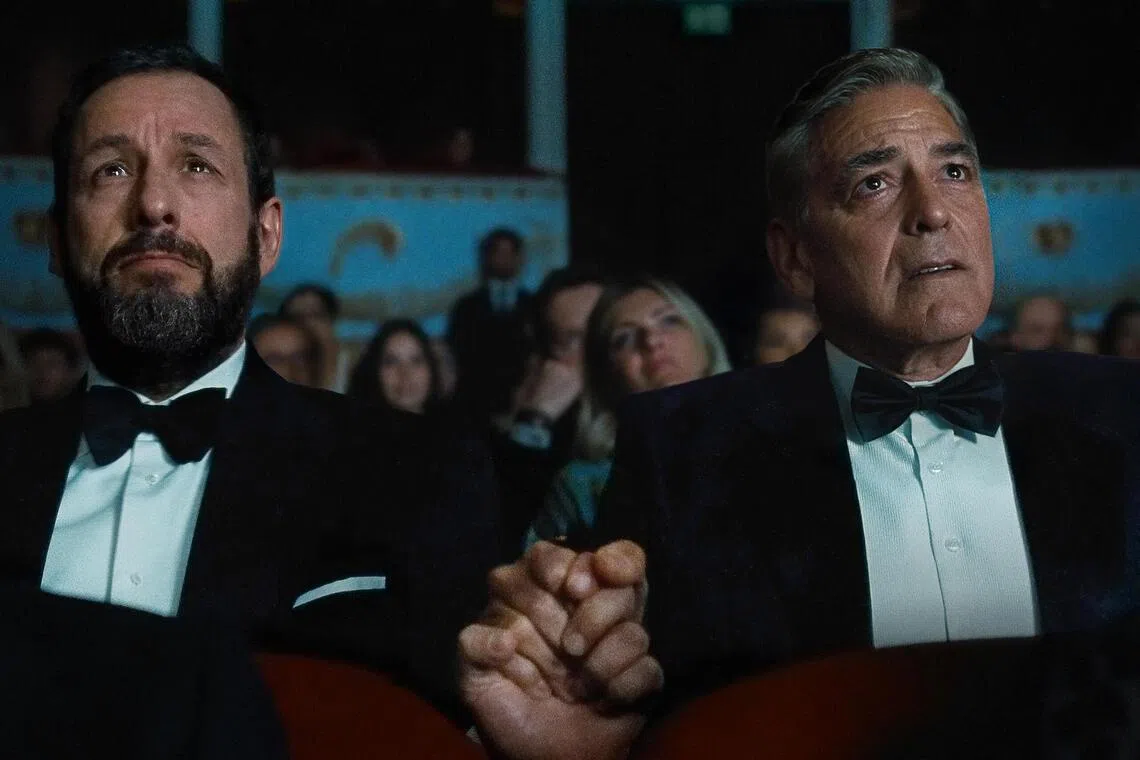 jspicks11 - Movie still: George Clooney and Adam Sandler in Jay Kelly.


SOURCE / COPYRIGHT: NETFLIX