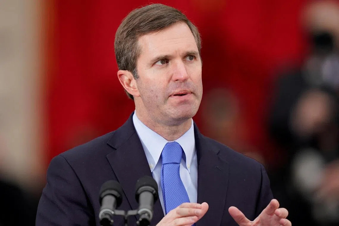 Kentucky Governor Andy Beshear was re-elected governor in a heavily Republican state.