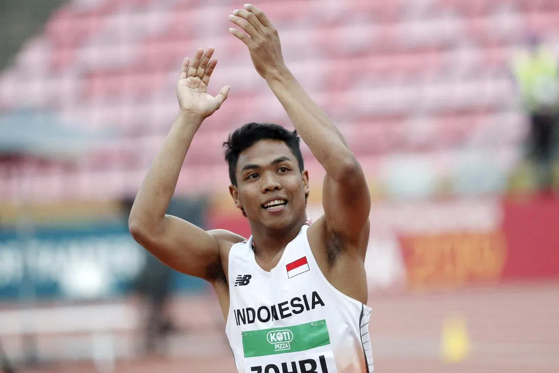 Lalu Muhammad Zohri is hoping to go below 10 seconds in the men's 100m at the Asian Games.