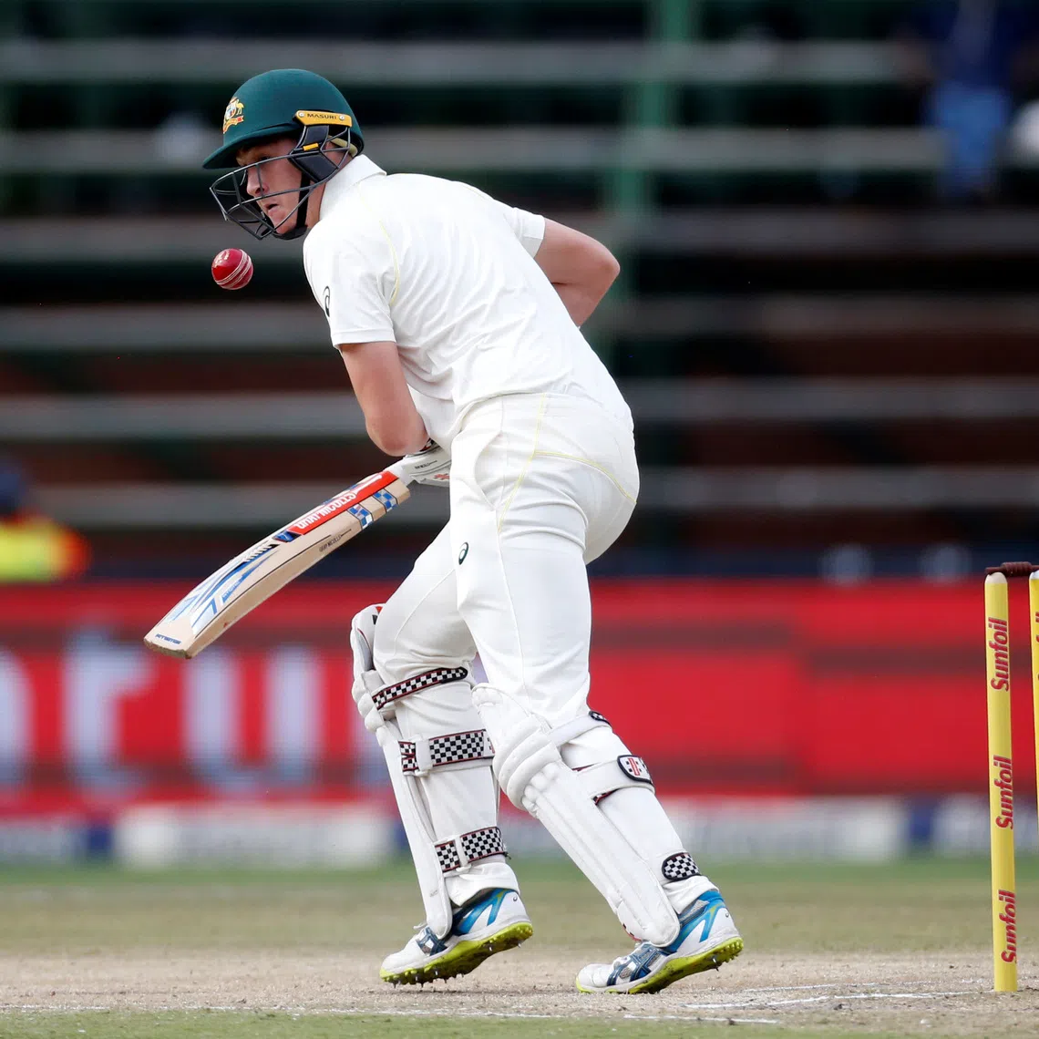 Cricket - South Africa v Australia - Fourth Test - Wanderers Stadium, Johannesburg, South Africa - April 2, 2018   Australia’s Matt Renshaw in action   REUTERS/Siphiwe Sibeko