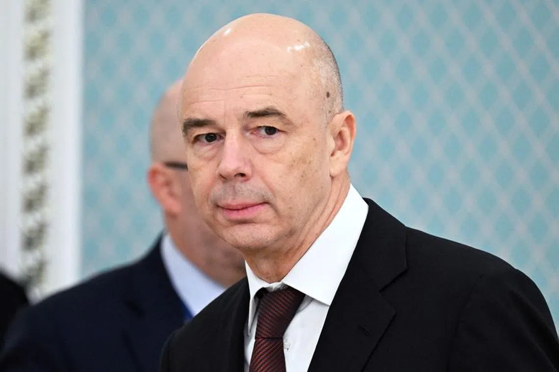 Russian Finance Minister Anton Siluanov is seen during Russian-Kazakh talks in Astana, Kazakhstan November 9, 2023.  Sputnik/Pavel Bednyakov/Pool via REUTERS/File Photo