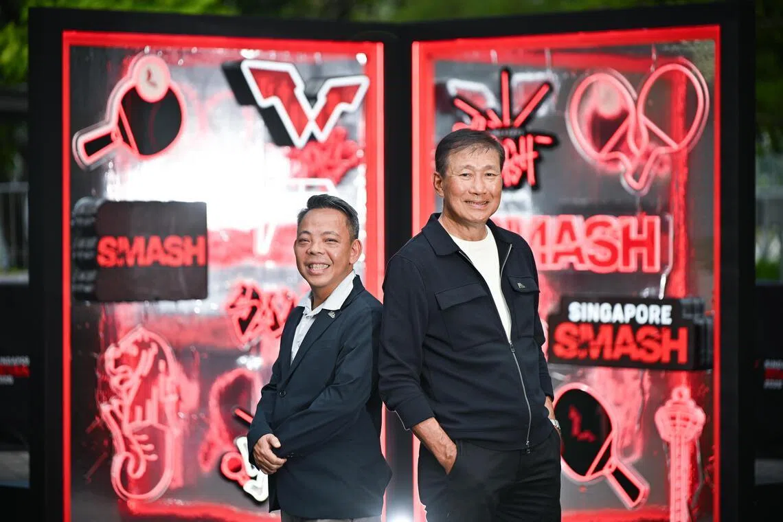 Kin Global CEO Vincent Chai (left) and chairman Ko Chee aim to grow the company beyond sports to a  player in the lucrative event tourism sector.