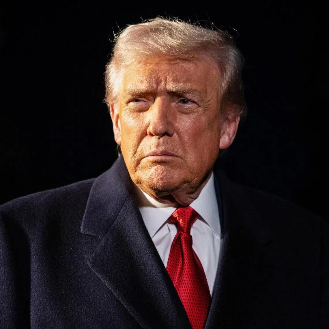 Throughout his Asia tour, Mr Trump represents a shut-down federal government and an ever-deepening American political divide.